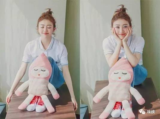 PG平台官方网站压箱底的POLO衫火了景甜、杨幂穿起来秒变1