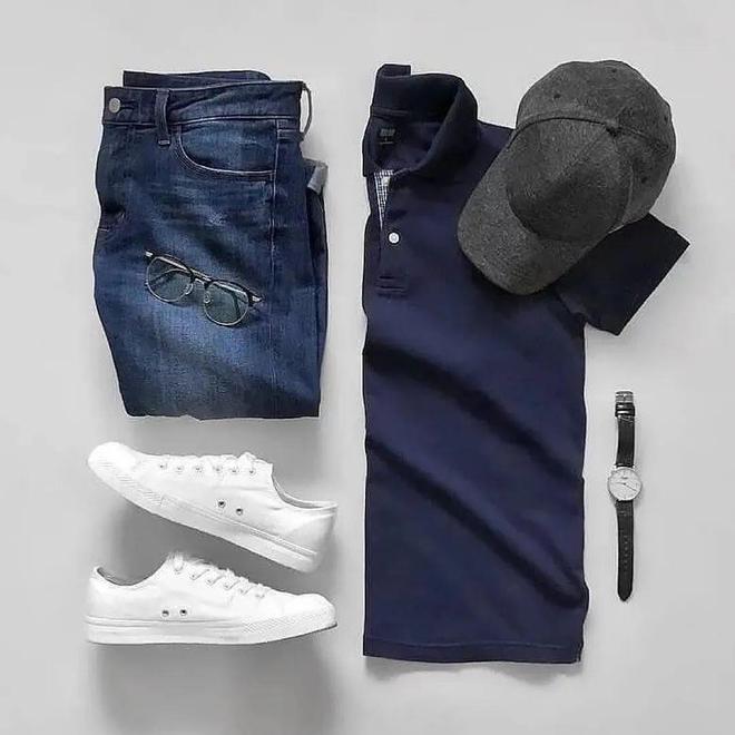 PG电子官方3套男生“纯色polo衫”穿搭简约时尚轻熟帅气！