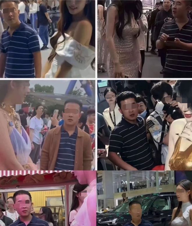 pg电子官方网站“痴汉条纹哥”被封号！死盯车模的条纹宇宙出现